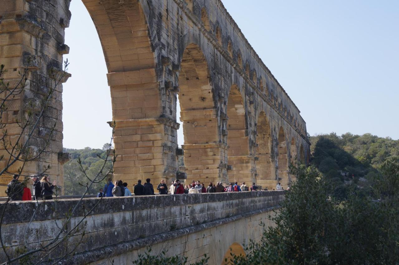 Confortable Villa De Vacances Entre Nimes, Le Pont Du Gard, Uzes, Arles, Avignon 말게레츠 외부 사진